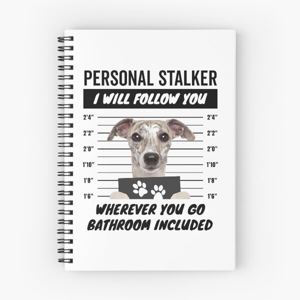 Item preview, Personal Stalker Dog – Whippet designed and sold by More Cute Dogs.