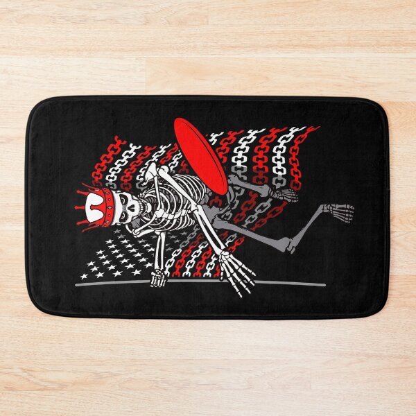 Item preview, American Flag Gothic Skeleton Disc Golf Player King designed and sold by GrandeDuc.