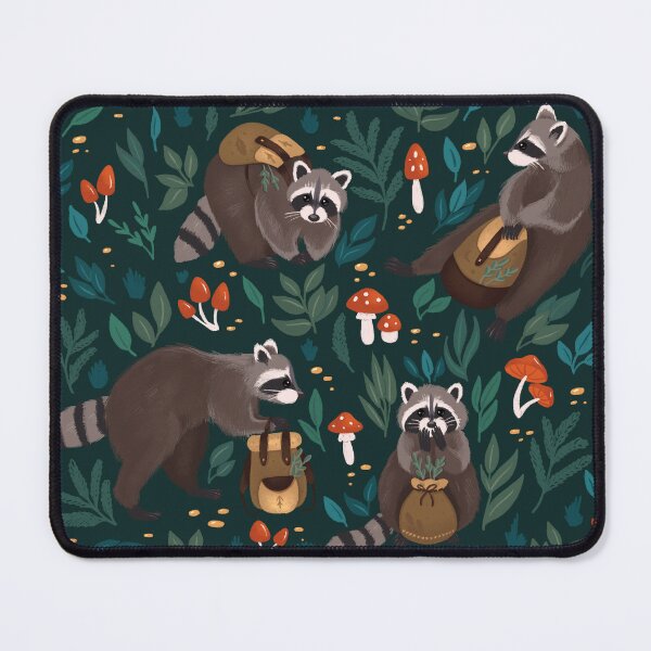 Item preview, Raccoons green  designed and sold by Elenanaylor.