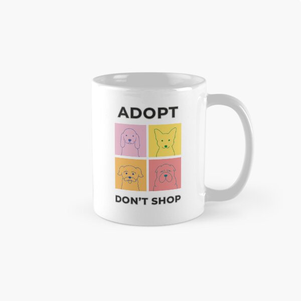 Item preview, Adopt don't shop. Adopt a pet vintage colorful save a life design designed and sold by MultiFandomFan.