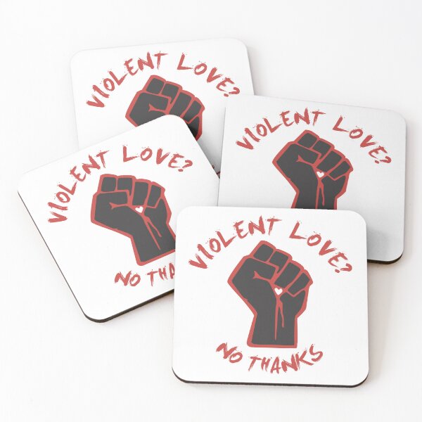 Item preview, Love is not violence designed and sold by Goliardika-Shop.