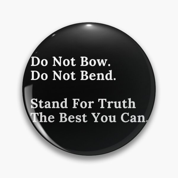 Item preview, Do Not Bow - White Text designed and sold by TheKnightWriter.