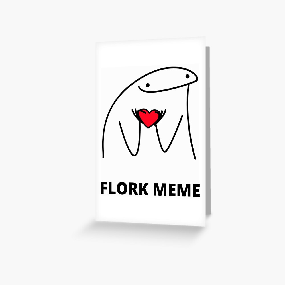 Flork Meme Greeting Card For Sale By MettaLane Redbubble