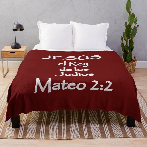Item preview, Matthew 2:2 Jesus King of the Jews Spanish Bible Verse designed and sold by NombresDeJesus.
