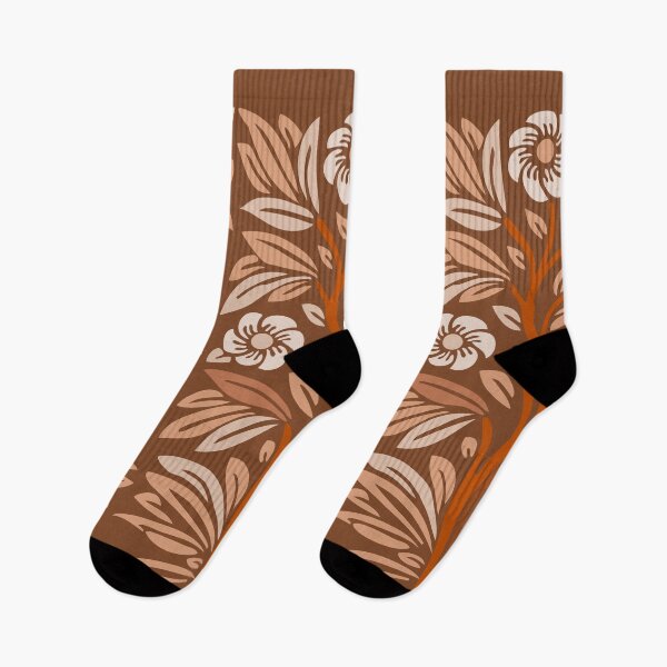 Item preview, Vintage Stencil Rosebush Flowering Tree Brown designed and sold by Anna Lemos.