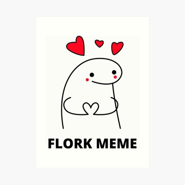 flork meme  Poster for Sale by MettaLane