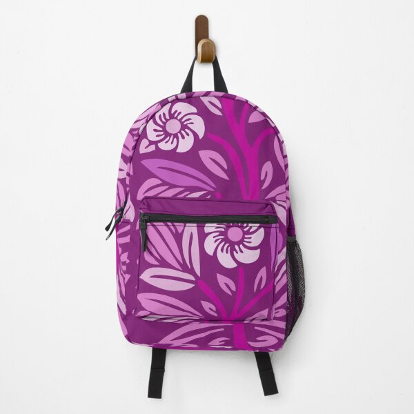 Item preview, Vintage Stencil Rosebush Flowering Tree Magenta designed and sold by Anna Lemos.