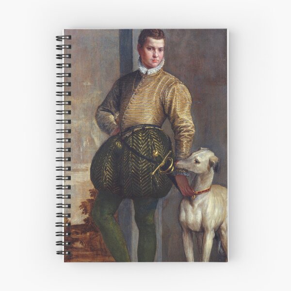 Item preview, Vintage painting of a boy and his greyhound designed and sold by Vintage Designs +.