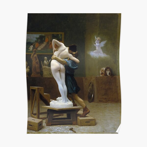 Jean-Leon Gerome - Pygmalion And Galatea Poster