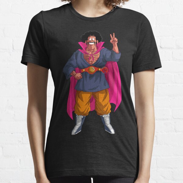 Majin Buu & Mr. Satan Dragon Ball Z Men's Black Short Sleeve Graphic  Shirt-M 