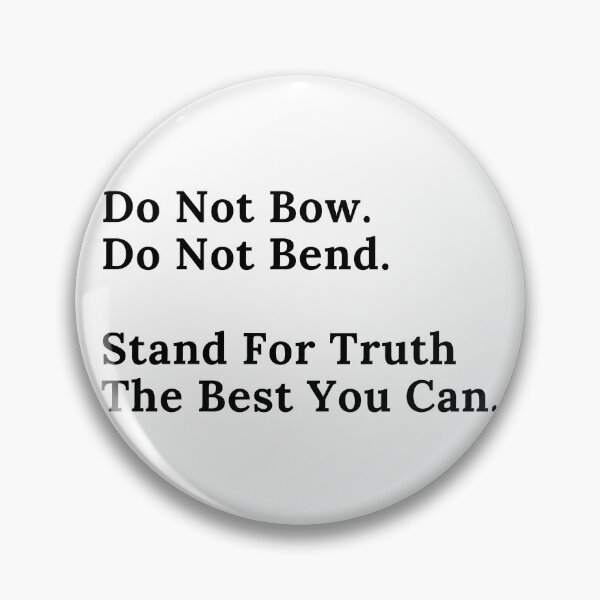 Item preview, Do Not Bow - Black Text designed and sold by TheKnightWriter.