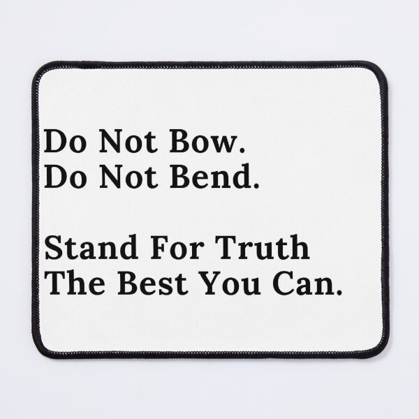 Item preview, Do Not Bow - Black Text designed and sold by TheKnightWriter.