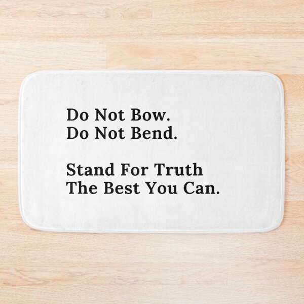 Item preview, Do Not Bow - Black Text designed and sold by TheKnightWriter.