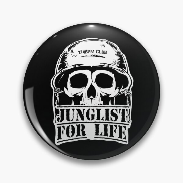 Item preview, Junglist for Life ( White Skull Soldier Edition ) designed and sold by WULFLAND ARTS.