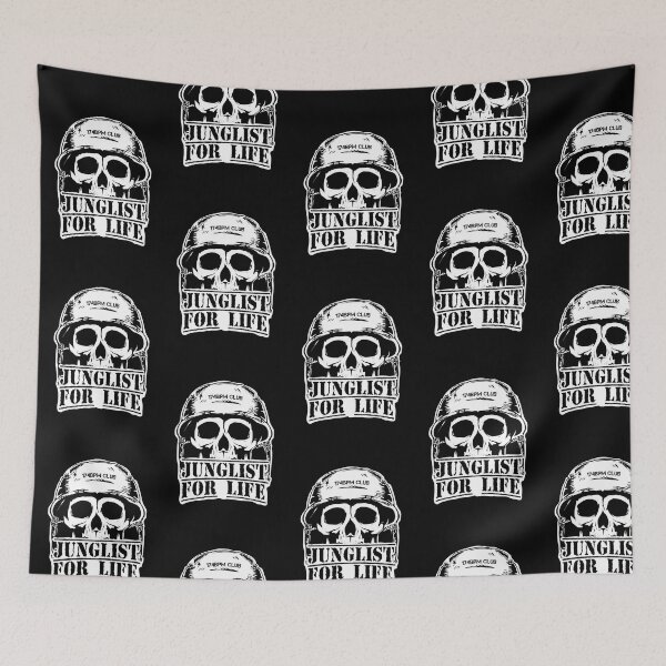 Item preview, Junglist for Life ( White Skull Soldier Edition ) designed and sold by WULFLAND ARTS.