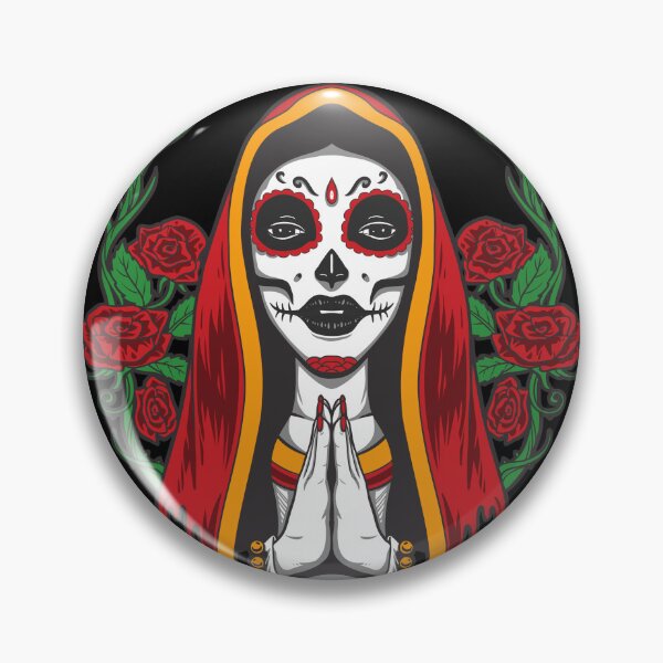 Item preview, Religious traditions. Mexican Santa Muerte designed and sold by Goliardika-Shop.