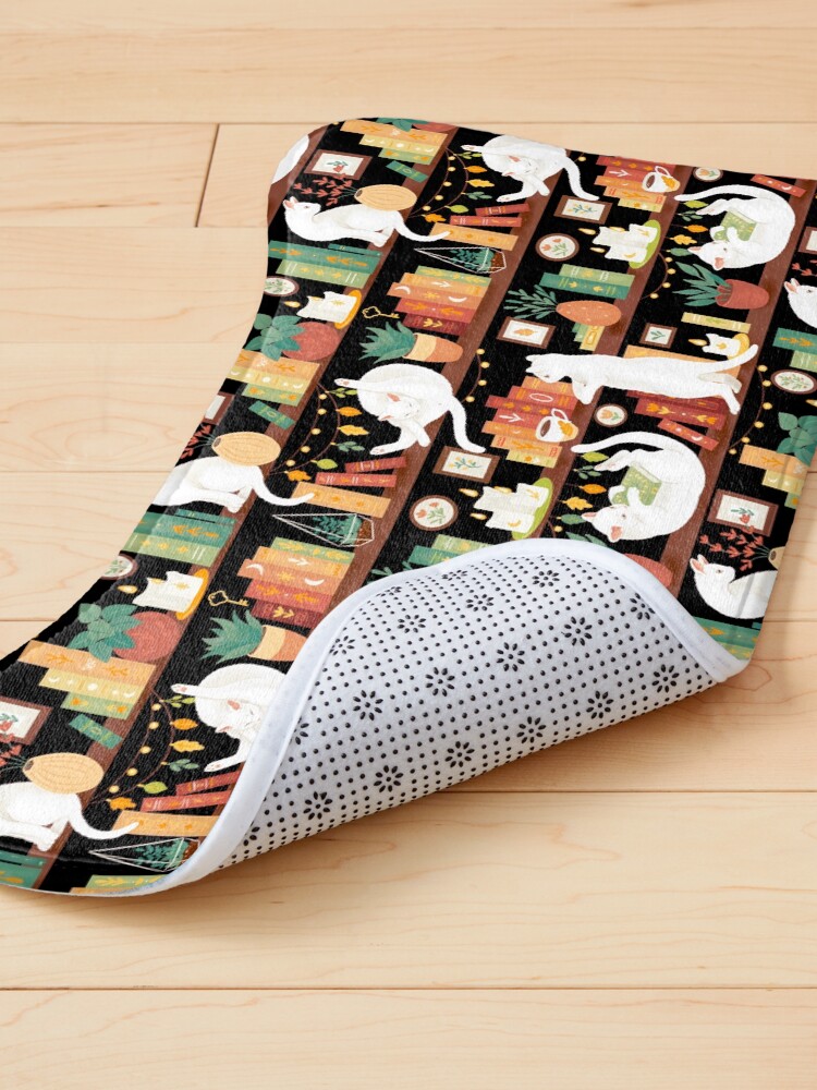 Alternate view of Library cats 2020 - night Pet Mat