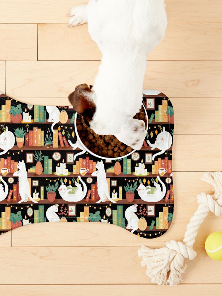 Alternate view of Library cats 2020 - night Pet Mat