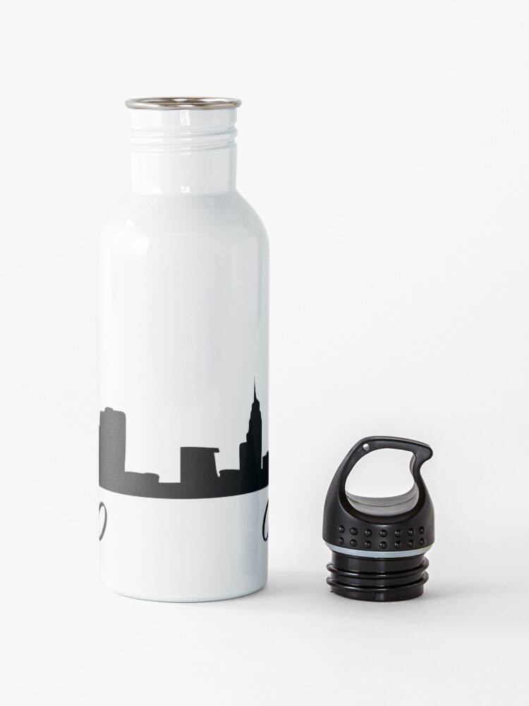 Alternate view of Cleveland Ohio Skyline City Water Bottle