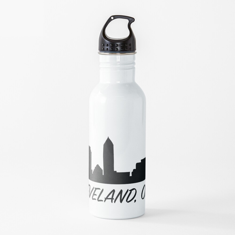 Cleveland Ohio Skyline City Water Bottle