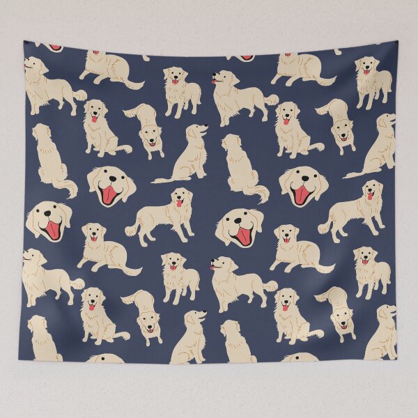 Item preview, English Cream Golden Retriever - Midnight designed and sold by frankyou.
