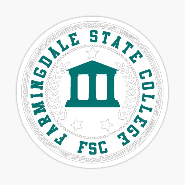 "Farmingdale state College logo" Sticker for Sale by MyUniversity