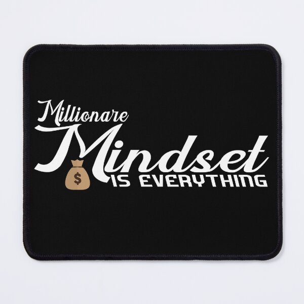 Item preview, Millionaire Mindset Is Everything, Work Harder To Grow Wealth Self-Improvement designed and sold by ghostsanda.