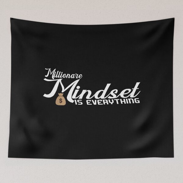 Item preview, Millionaire Mindset Is Everything, Work Harder To Grow Wealth Self-Improvement designed and sold by ghostsanda.