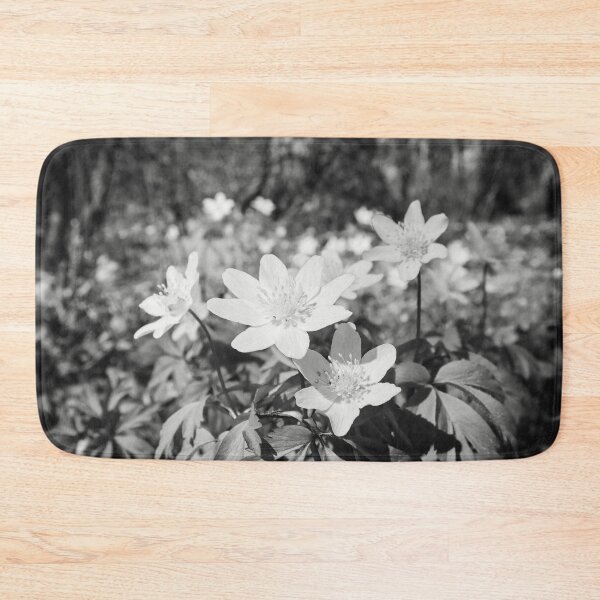 Item preview, In the woods down on the ground. Wood anemone bw designed and sold by Jouko Lehto Photography.