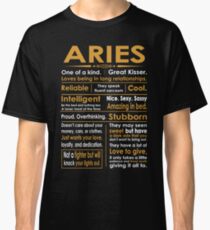 Funny Aries Zodiac Sign Shirt Classic T-Shirt