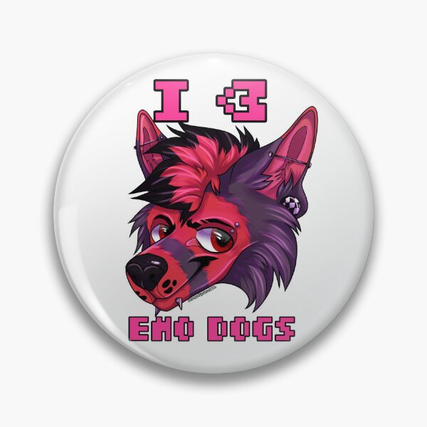 Item preview, I Love Emo Dogs  designed and sold by werewolf-prince.