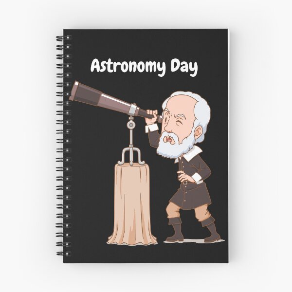 Item preview, Astronomy day, astronomer looks through a telescope and makes discoveries designed and sold by klimov0101.