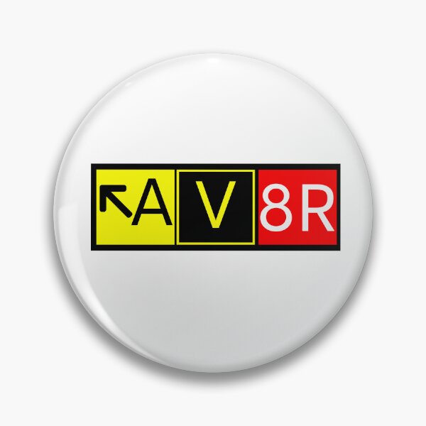 Item preview, AV8R Aviator Airport Taxiway Sign Aviation for Aviators designed and sold by kd4tee.