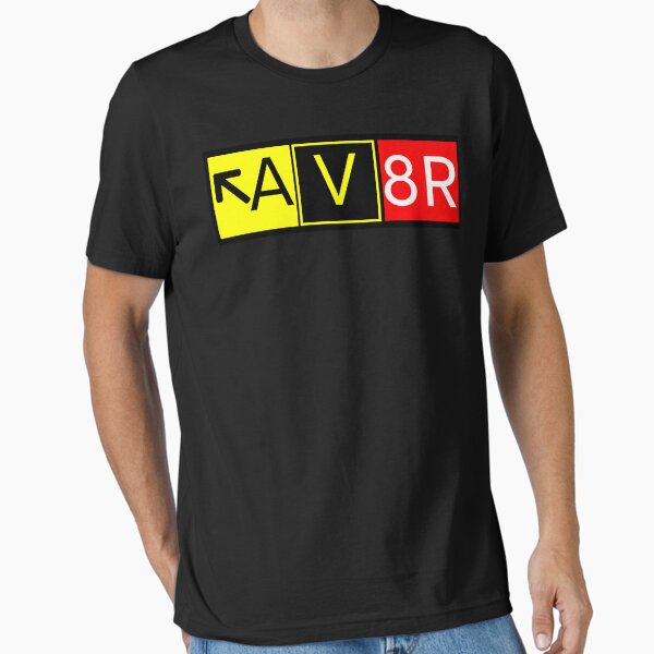 Vista previa del artículo con la obra «Señal de calle de rodaje del aeropuerto para aviadores AV8R Aviación para aviadores», diseñado y vendido por kd4tee.