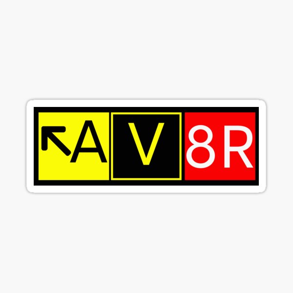 Item preview, AV8R Aviator Airport Taxiway Sign Aviation for Aviators designed and sold by kd4tee.