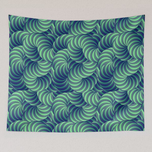 Item preview, Blue and Green Trippy Abstract Psychedelic 3D Effect Fractal 04 designed and sold by Andrei Verner.