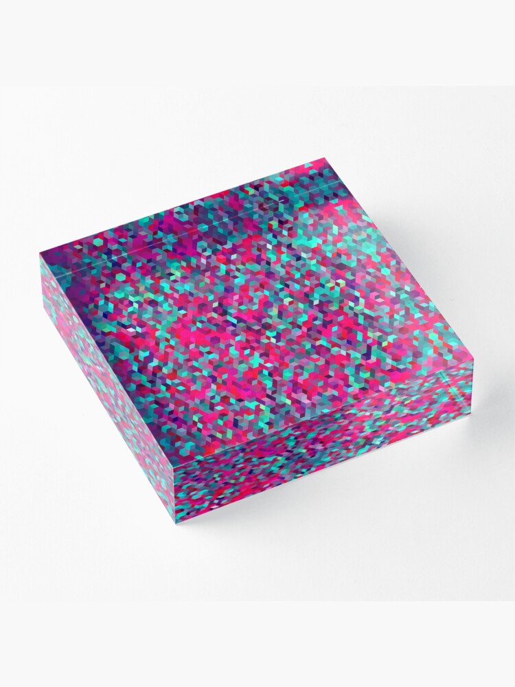 Alternate view of Roses Acrylic Block