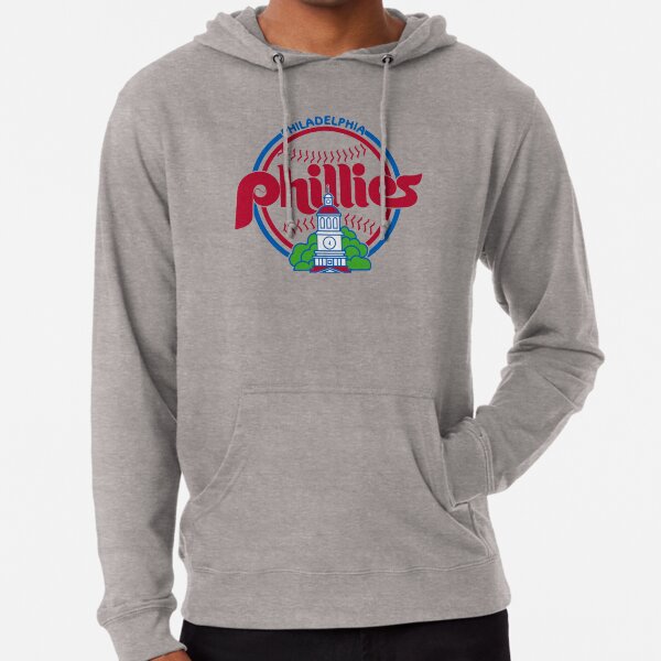 Philadelphia Phillies Mitchell & Ness City Collection Pullover Hoodie -  Light Blue