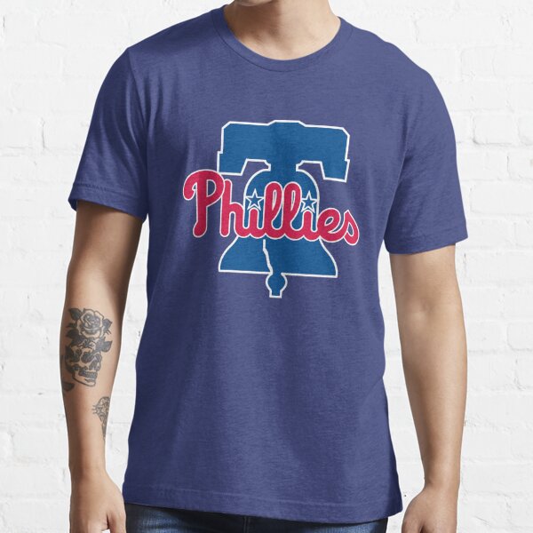 Philadelphia Phillies Men Blue T-Shirt