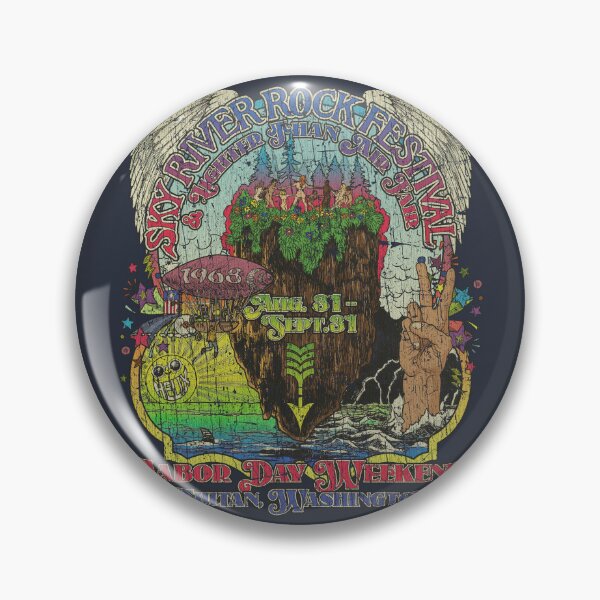 Item preview, Sky River Rock Festival and Lighter Than Air Fair 1968 designed and sold by AstroZombie6669.