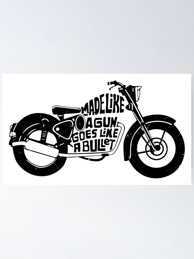 Made Like A Gun Goes Like A Bullet Wallpaper "Made Like A Gun Goes Like A Bullet" Poster for Sale by stottcole
