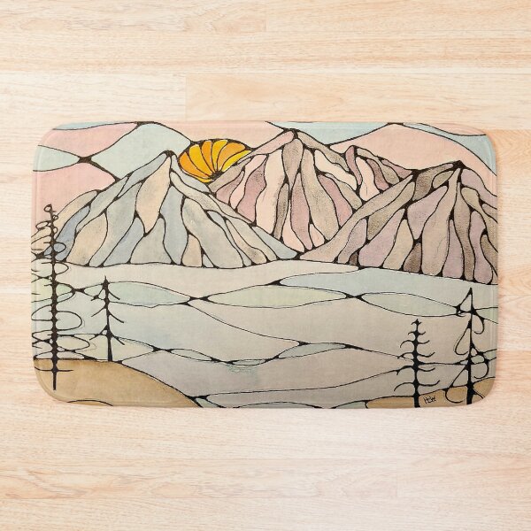 Item preview, Neurographic Mountainscape designed and sold by WallaceColor.