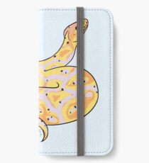 Coral Glow Ball Python iPhone Flip-Case/Hülle/Skin