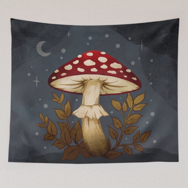 Item preview, Midnight Mushroom designed and sold by Wendy Bazuta.