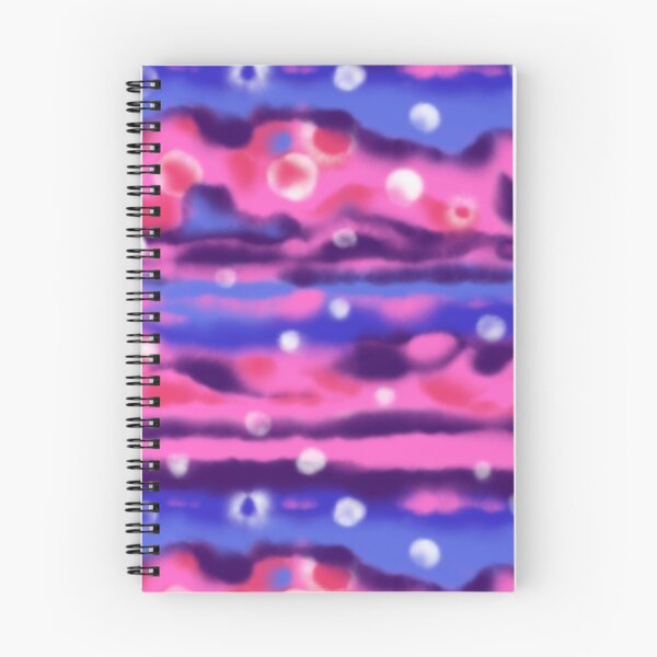 Item preview, Abstract watercolor blue and pink pattern designed and sold by hmorena.
