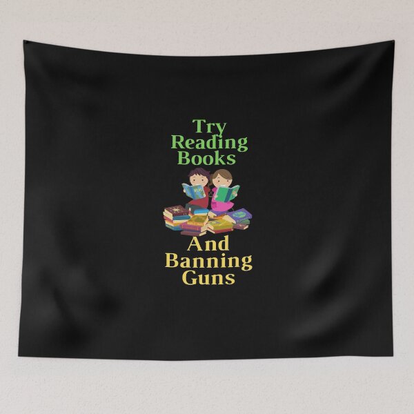 Item preview,  Try Reading Books And Banning Guns designed and sold by yassminishop.