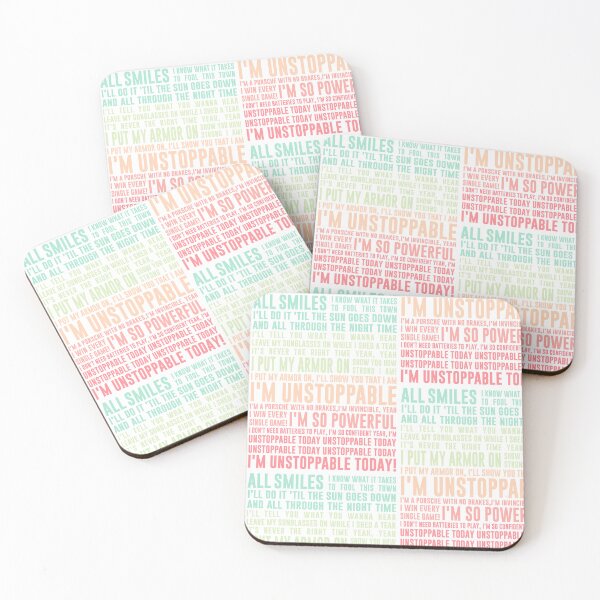 Item preview, UNSTOPPABLE - SIA - music lyrics designed and sold by Gujiju.