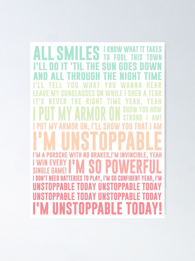 Sia - Unstoppable (Lyrics) 