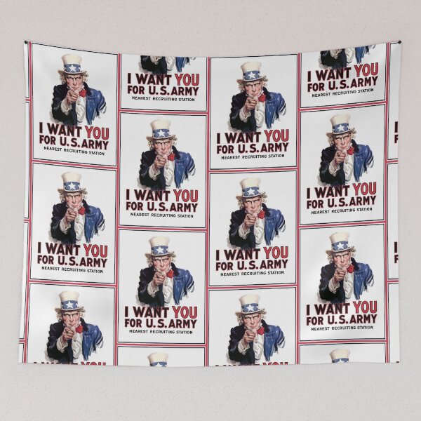 Item preview, Uncle Sam "I Want You"  designed and sold by warishellstore.