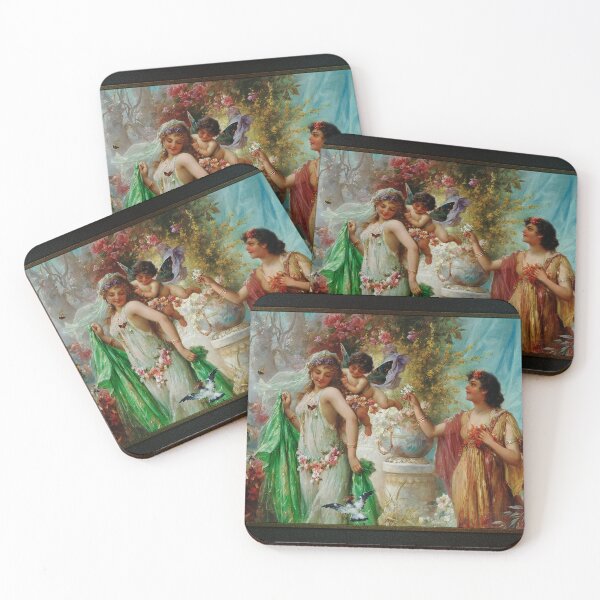 Item preview, A Classical Idyll by Hans Zatzka Remastered Xzendor7 Classical Art Old Masters Reproductions designed and sold by Xzendor7 Digital Art Creations.